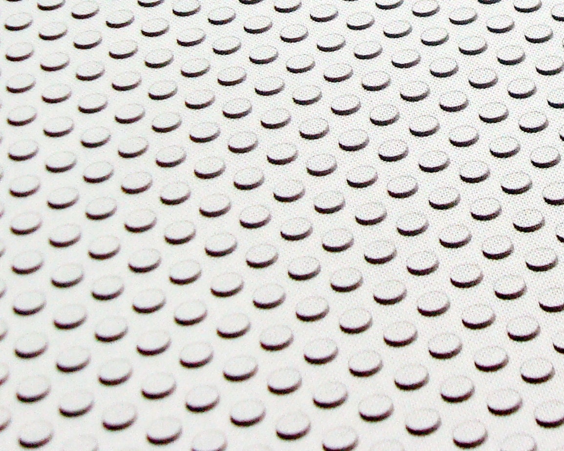 White brick field fabric quarter - lego inspired FQ
