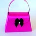 Purse Party Favor made of fabric and paper