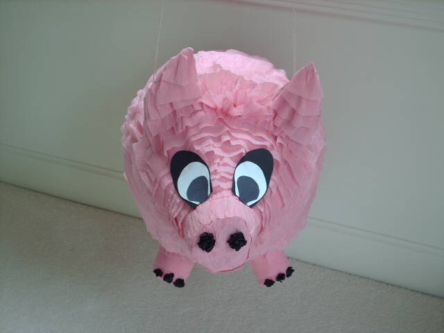 Pink Pig Party Pinata Il_570xn