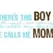 There's This Boy...5x7 art print (you choose your colors)