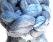 Merino Wool Roving - Hand Dyed Spinning Fiber The Sky In July EU SELLER