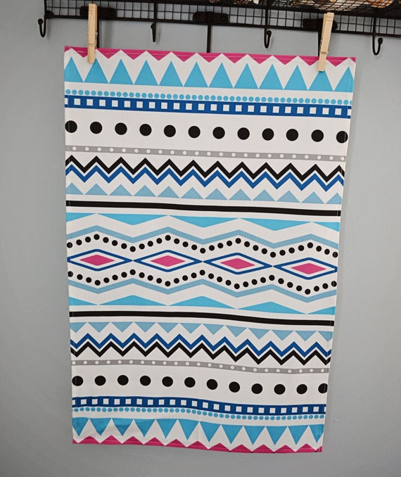 Kitchen Towel Tea Towel Aztec Tribal Geometric