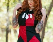 Batman Harley Quinn inspired cosplay apron