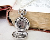 Steampunk Pocket Watch - Silver