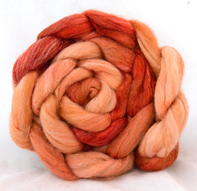 Merino/Bamboo/Silk top for spinning, 4oz
