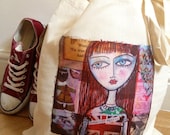 Art Eye Candy Cotton Tote Bag by Rachelle Panagarry