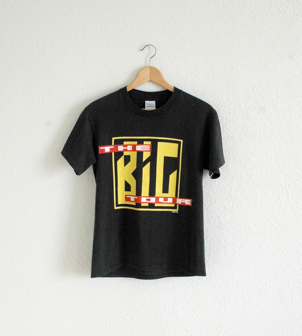 vtg 80's distressed YES BAND t shirt