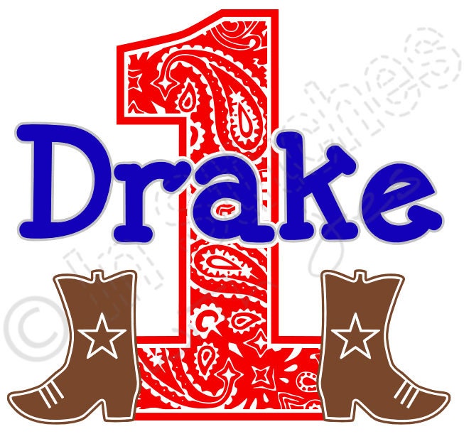 Personalized Cowboy Birthday Shirt
