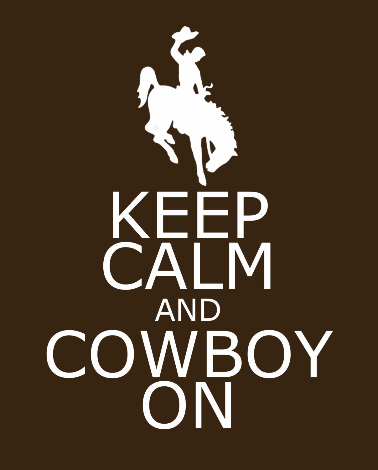 Keep Calm and Cowboy On 8x10 Digital File Il_170x135