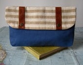 SPRING SALE  Ahoy--large make up bag