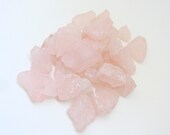 Pink Sea Glass For Wedding Crafts Beach House Decor - 2 LB