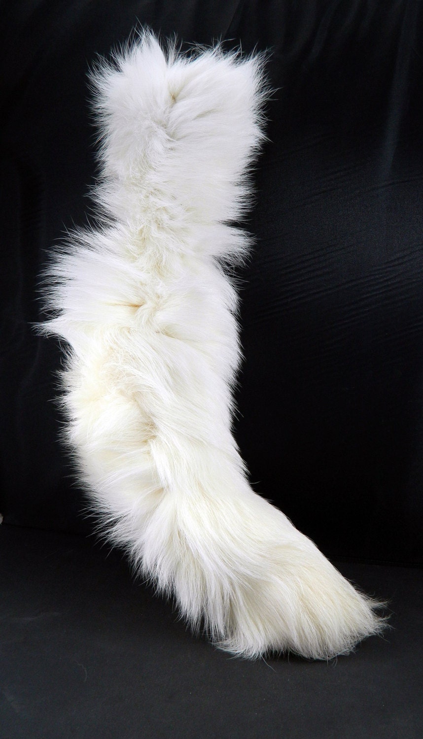 Fur Scraps Supplies Russian SHADOW Fox Super Long Fur Tail 373 Arctic Store Arktika Russia