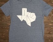Origami Texas - Navy Blue Heather Blend