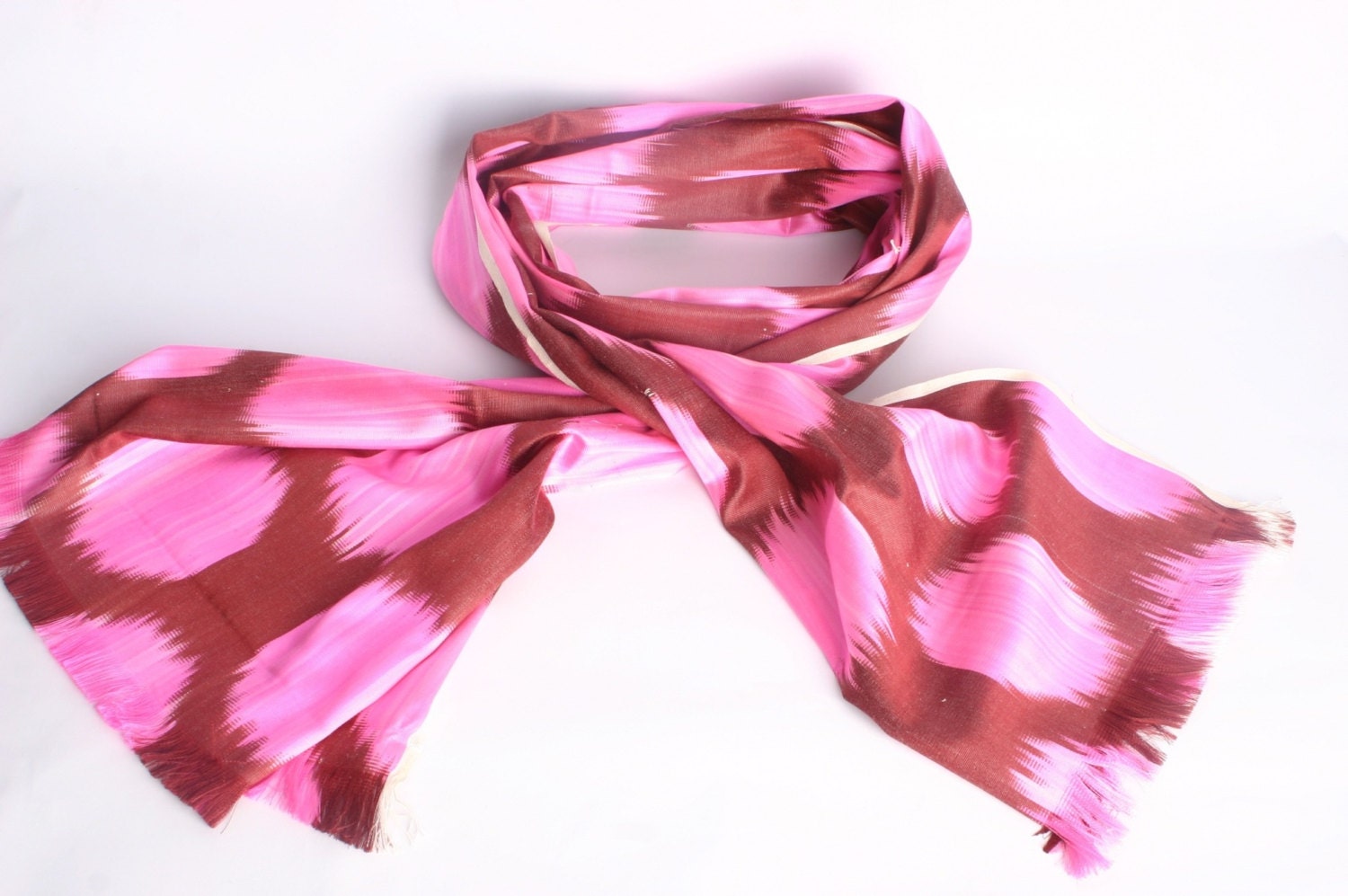 FAST SHIPMENT with FEDEX  (1-3 Days), Silk Ikat modern Scarf, Handwoven ikat silk Scarf,ikat  shawl, decorative  ikat scarf