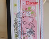 Dream Mini Journal Notebook in Pastel Colors - Altered Composition Book