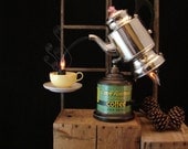 Upcycled Table Lamp Upcycled Vintage Percolator Lamp
