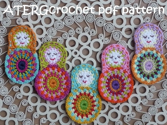 Crochet pattern matryoshka by ATERGcrochet