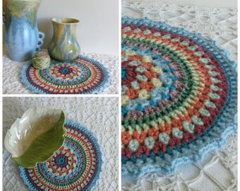 Popular items for mandala crochet on Etsy
