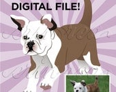 Custom Pet Portrait of YOUR Pet : Digital File Only