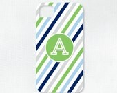 Personalized iPhone 5 or 4 / 4S Case - Cheerful Stripe Collection Il_170x135