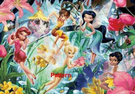 Instant Cross Stitch Patterns | Tag | tinkerbell
