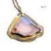 RESERVED Pink Agate Brass Eco Friendly Natural Oxidized Metalwork Soldered Artisan Bohemian Pendant Gift for Her.Free Shipping