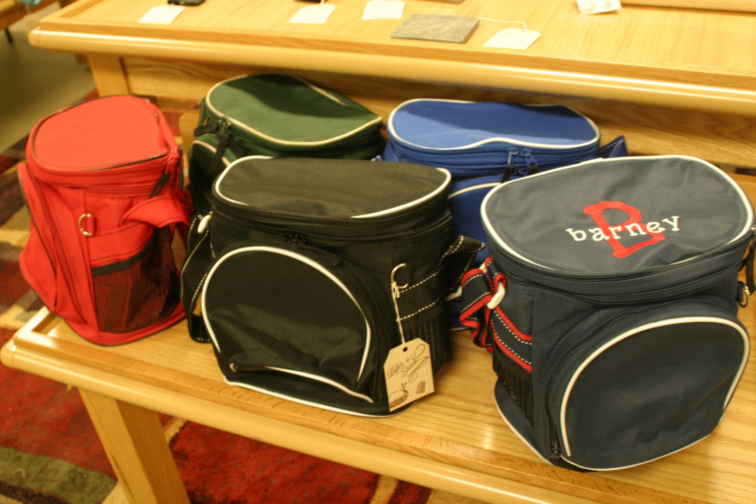 Set of 5 - Personalized Cooler/Lunch Tote