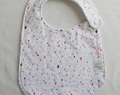 Raindrops Keep Falling on My Head Adjustable Side Snap Bib