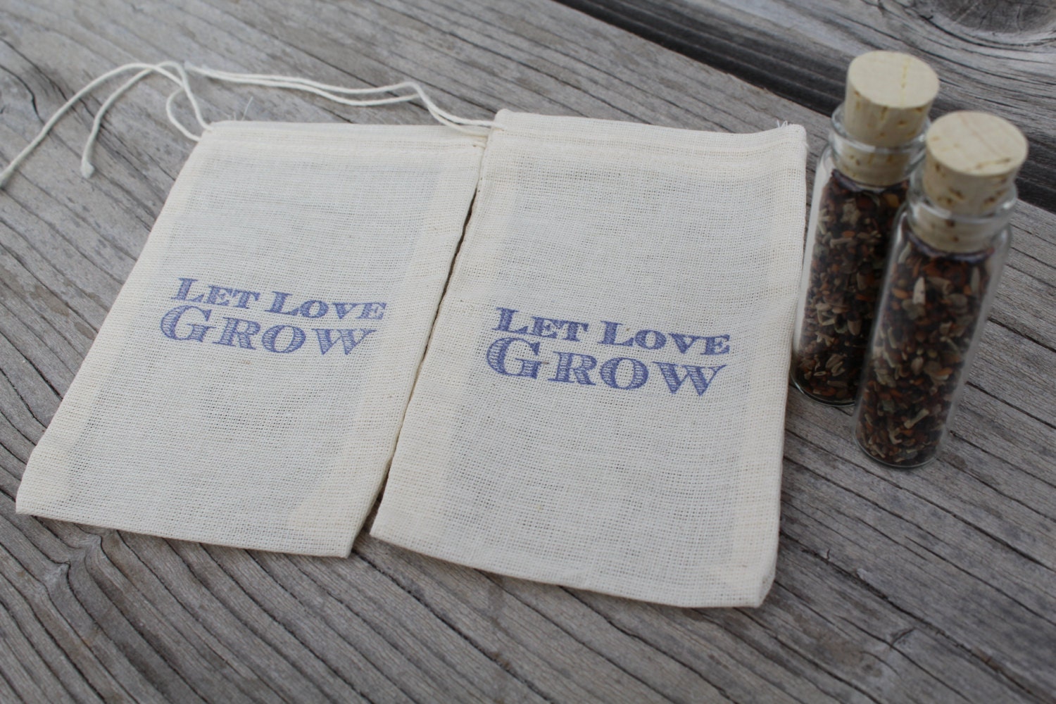 Set of 25 Wildflower Seeds Wedding Bridal Shower Favors Eco Friendly Green Wedding