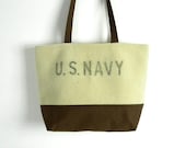 WWII Wool Tote Bag US Navy