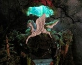Fairy House, Pegasus Theatre, Miniature House, Fairy House with Lights, Woodland Fairies, Fairy Houses, Faeries