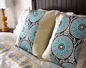 18x18 "Ring Around" Color Blocked Pillow Cover Set
