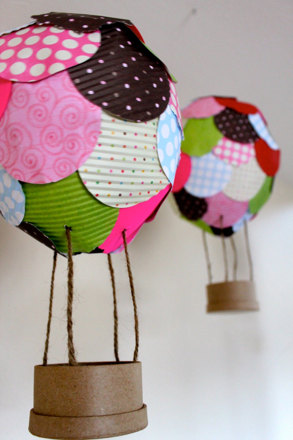 Crib Mobile - Unique Baby Crib Mobile - Nursery Decor -Modern Crib Mobile - Hot Air Balloons - Balloons - Balloon Mobile - Balloon Nursery