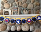 Mickey Mouse Inspired Paper Banner - Banner, Bunting, Garland, Photo Prop, Party Decoration
