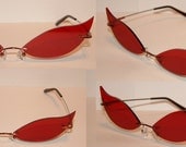 Red Cosplay Costume Sunglasses Glasses V2