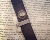 beach stone and ottoman coin scrap strap