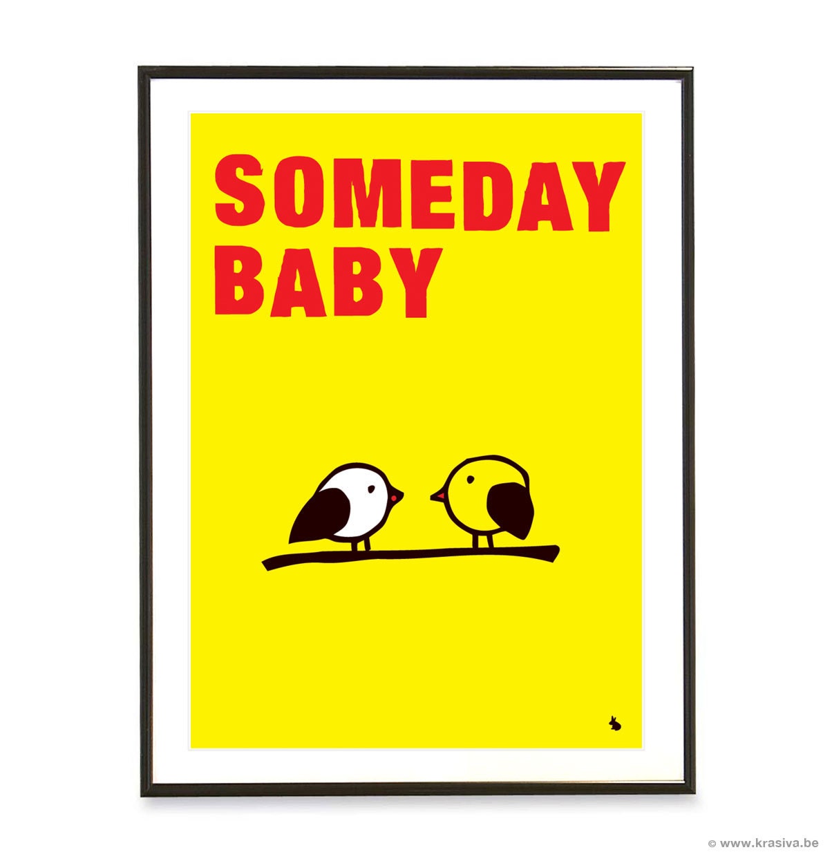 Pop art poster print - Someday baby - A3