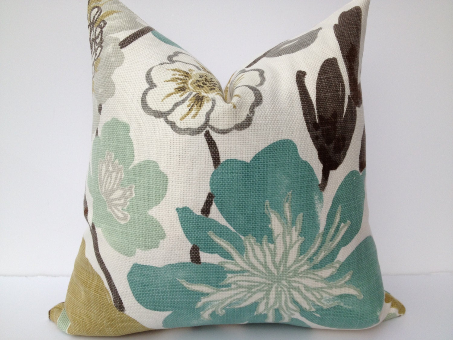 Braemore Floral Decorative Pillow Cover 20X20 Home Decor Fabric-Throw Pillow-Accent Pillow-Sofa Pillow-Toss Pillow
