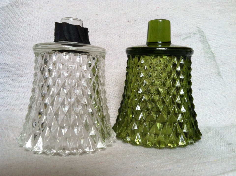 Mismatched Pair of Vintage Hob Nob Glass by SomethingColorful