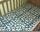 charming white whale baby crib sheets