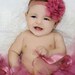 Mauve Satin Ribbon Trim Tutu