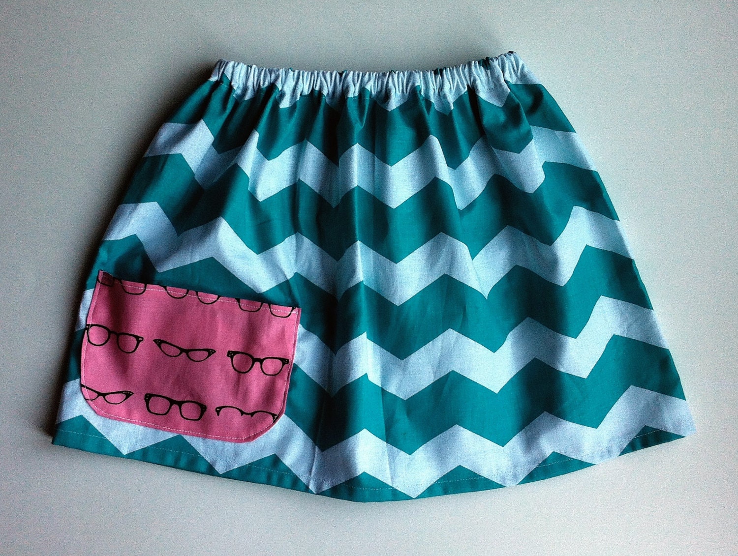 Girls Summer Skirt with Pocket Nerd Chic 2T