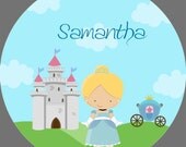 Cinderella Personalized Melamine Plate Il_170x135