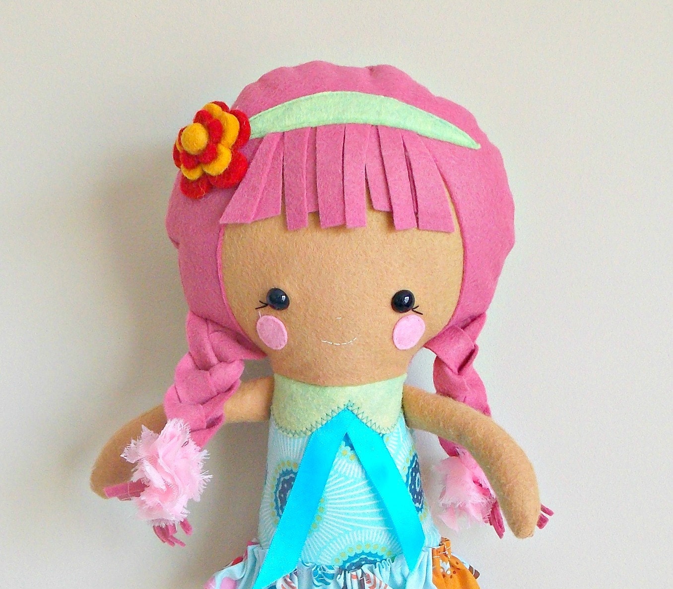 Large Rag Doll - 18in Doll - Toy Plush - Dolls and Daydreams Doll