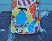 vintage handmade raggedy ann and andy panel valance set