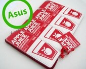 asus transformer sleeve,  acer iconia case, lined with felt