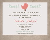 A little birdie baby shower Invite-Print your own Il_170x135