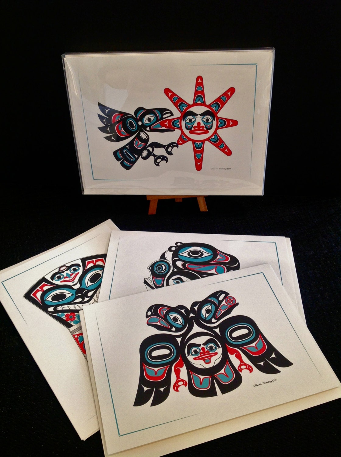 Art Card Set 1 (nine designs per box) Northwest Native 5"x 7"