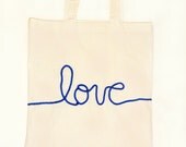 Rope Love Tote Bag - beach bag