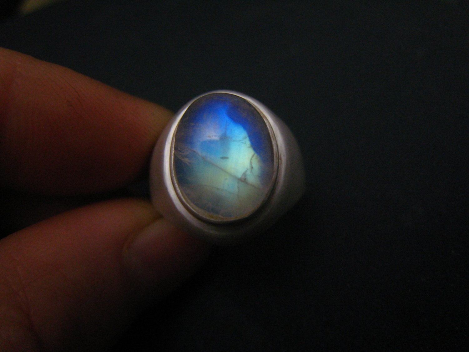 reserved for Stevie--moonstone ring